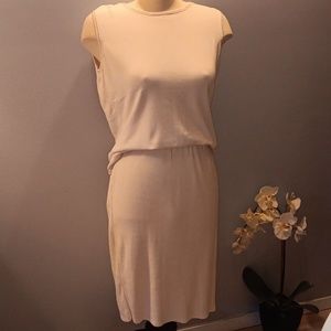 Cream knit skirt